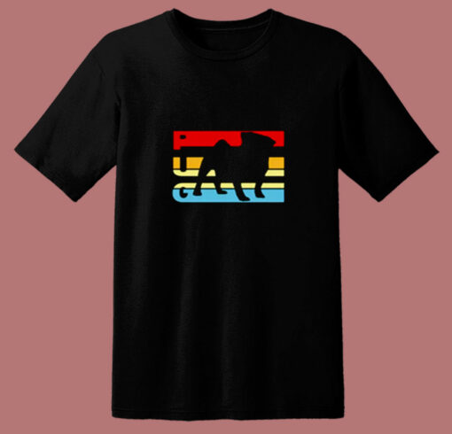 Retro Pug Logo 80s T Shirt