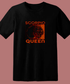 Retro Scorpio Queen Afro Woman 80s T Shirt