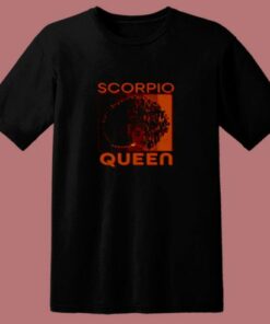 Retro Scorpio Queen Afro Woman 80s T Shirt