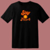 Retro Stay Groovy Flower 80s T Shirt