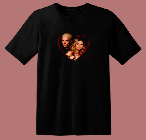 Retro The Vampire Slayer Love Story 80s T Shirt