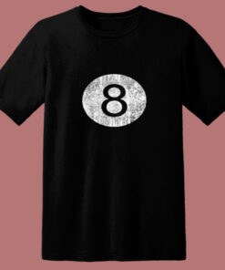 Retro Vintage 8 Ball Logo 80s T Shirt