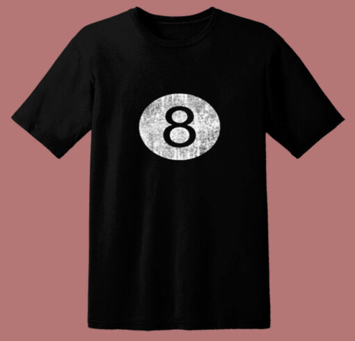 Retro Vintage 8 Ball Logo 80s T Shirt