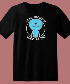 Rick And Morty Meeseeks 80s T Shirt Style 1