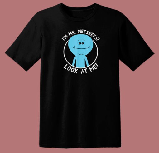 Rick And Morty Meeseeks 80s T Shirt Style