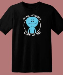 Rick And Morty Meeseeks 80s T Shirt Style 1 Rick And Morty Meeseeks 80s T Shirt Style 2
