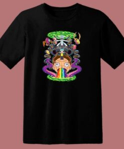 Rick And Morty Rick Almighty Girls 80s T Shirt