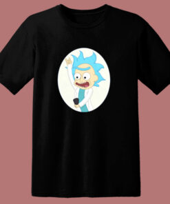 Rick And Morty Selfie Tiny Rick Girls 80s T Shirt 1
