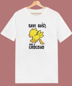 Ride a Chocobo Meme 80s T Shirt Style