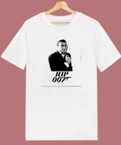 Rip Sean Connery 007 Thank You For The Memories 80s T Shirt