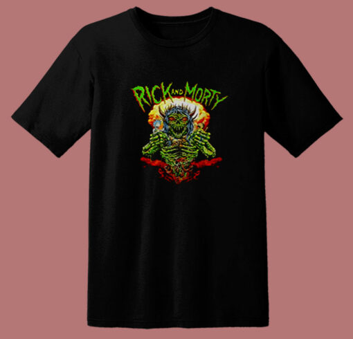 Ripple Junction Rick And Morty Nuclea 80s T Shirt