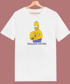 Rolling Fatties Simpson T Shirt Style 1 Rolling Fatties Simpson T Shirt Style 2