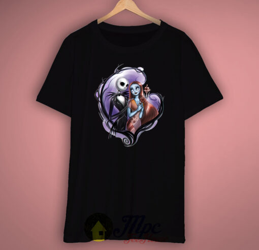 Romantic Jack and Skellington Unisex Premium T shirt Size S,M,L,XL,2XL