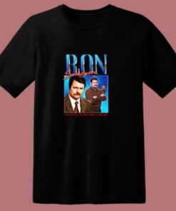 Ron Swanson Homage 80s T Shirt