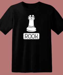 Rook Chess Piece 80s T Shirt 1