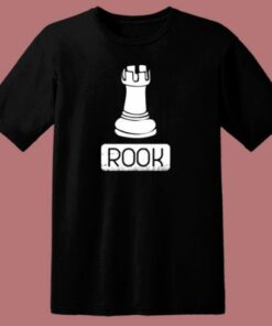 Rook Chess Piece 80s T Shirt 1 Rook Chess Piece 80s T Shirt 2