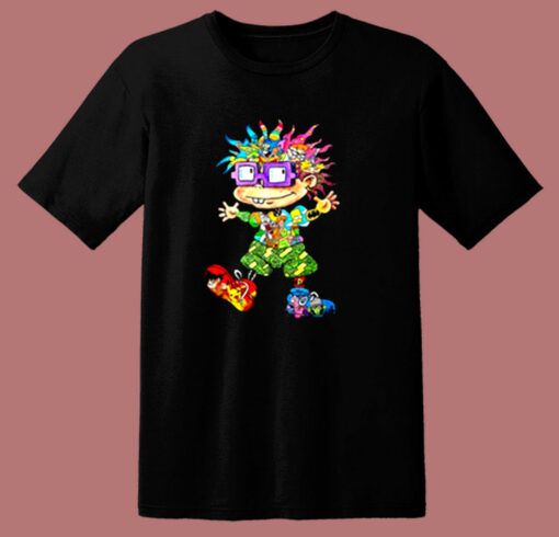 Rugrats Chuckie Finster All Cartoon Characters 80s T Shirt