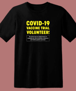 Russian Vaccine Trial Volunteer 80s T Shirt 1