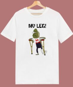 Ryan Jensen My Leg Spongebob T Shirt Style 1 Ryan Jensen My Leg Spongebob T Shirt Style 2
