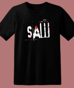 SAW Horror Logo T Shirt Style 1 SAW Horror Logo T Shirt Style 2