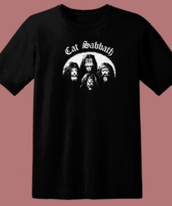 Sabbath Cat Funny 80s T Shirt Style