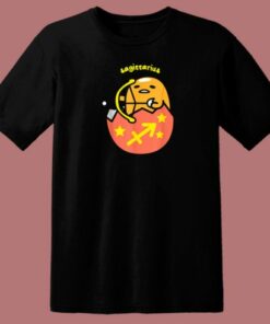 Sagittarius Sign Gudetama Funny 80s T Shirt