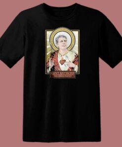 Saint Anthony Bourdain T Shirt Style 1 Saint Anthony Bourdain T Shirt Style 2