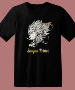 Saiyan Prince Vegeta T Shirt Style 1 Saiyan Prince Vegeta T Shirt Style 2