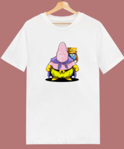 Saiyan Spongebob Majin Buu Funny 80s T Shirt Saiyan Spongebob Majin Buu Funny 80s T Shirt