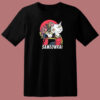 Sameowrai Anime Funny 80s T Shirt Style
