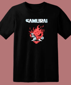 Samurai Fire 80s T Shirt