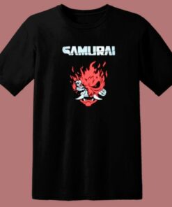 Samurai Fire 80s T Shirt