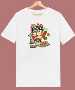 Samurai Jack Cereal Box 80s T Shirt Style 2