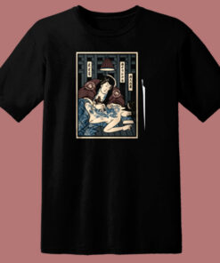 Samurai Tattoo Funny 80s T Shirt