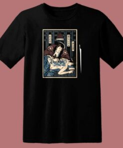 Samurai Tattoo Funny 80s T Shirt
