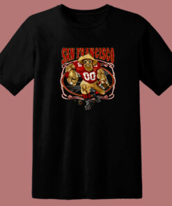 San Francisco Fan Fantasy Footballs 80s T Shirt