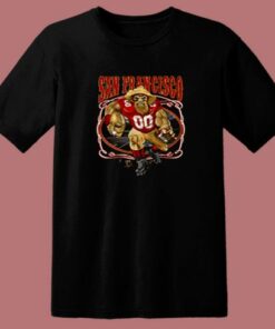 San Francisco Fan Fantasy Footballs 80s T Shirt