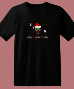 Santa Bad Bunny Merry Christmas 80s T Shirt 1 Santa Bad Bunny Merry Christmas 80s T Shirt 2
