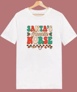 Santa Favorite Nurse T Shirt Style Santa Favorite Nurse T Shirt Style