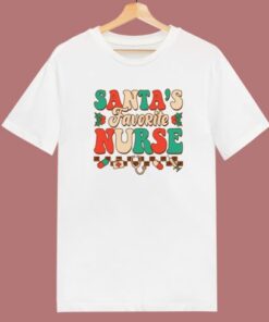 Santa Favorite Nurse T Shirt Style
