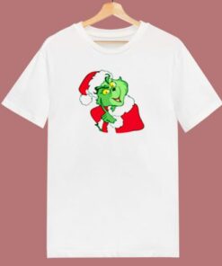 Santa Grinch 80s T Shirt