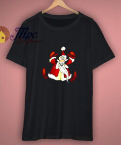Santa Happy and Jumping For Joy Father T Shirt