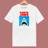 Santa Jaws 80s T Shirt