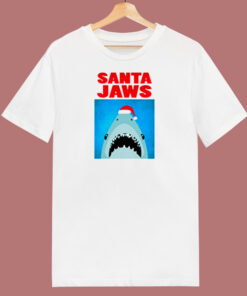 Santa Jaws 80s T Shirt Santa Jaws 80s T Shirt