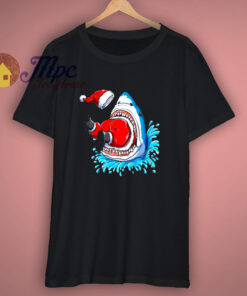 Santa Shark Merry Christmas T-Shirt