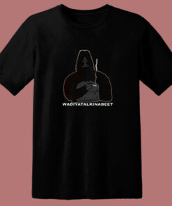 Sassy Sasquatch Popcorn The Big Lez 80s T Shirt