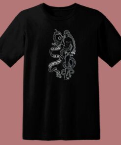 Satan Is A Feminist 80s T Shirt Style 1 Satan Is A Feminist 80s T Shirt Style 2