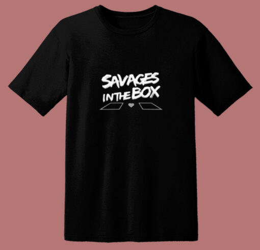 Savages In The Box New York Baseball 80s T Shirt