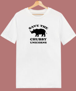 Save The Chubby Unicorns 80s T Shirt