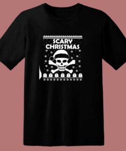 Scary Christmas Holiday 80s T Shirt